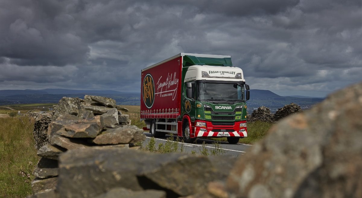 Fagan & whalley vehicle on a road