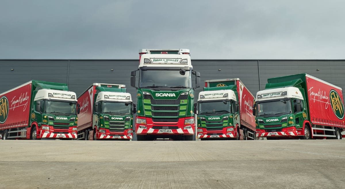 We’re the first fleet in the uk to have at least one of every scania model! |scania fleet|fagan & whalley scania fleet